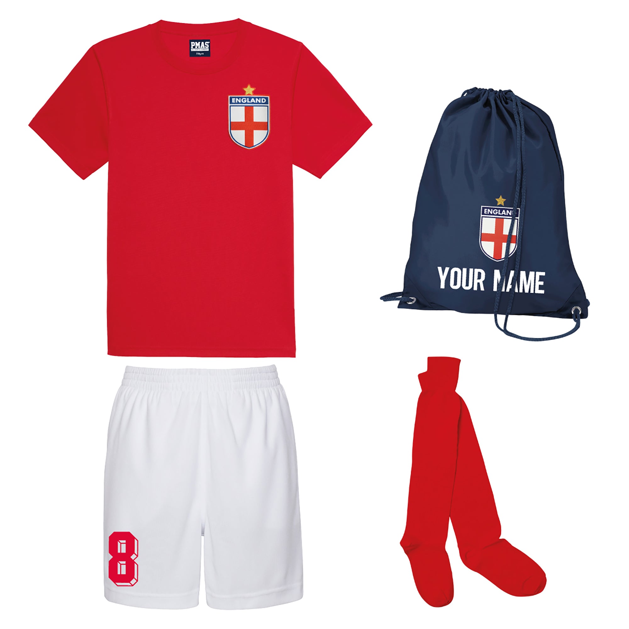 Red england 2024 kit kids